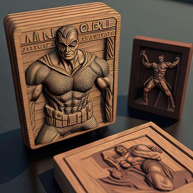 3D model Marvel Trading Card Game game (STL)